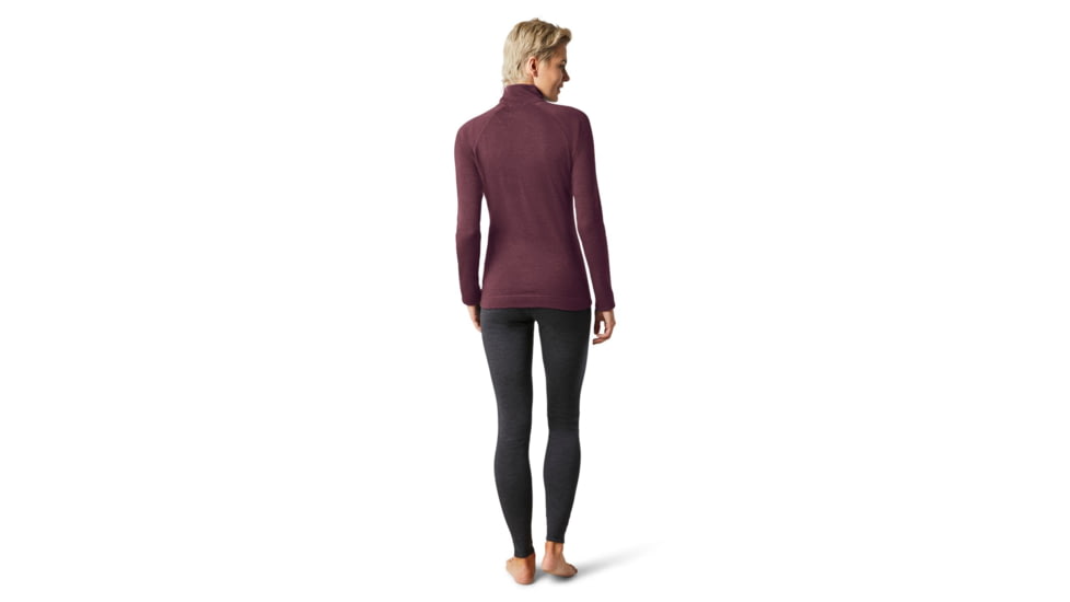 Smartwool Merino 250 Baselayer 1/4 Zip - Womens, Woodsmoke Heather, Extra Large, SW016373B85-XL
