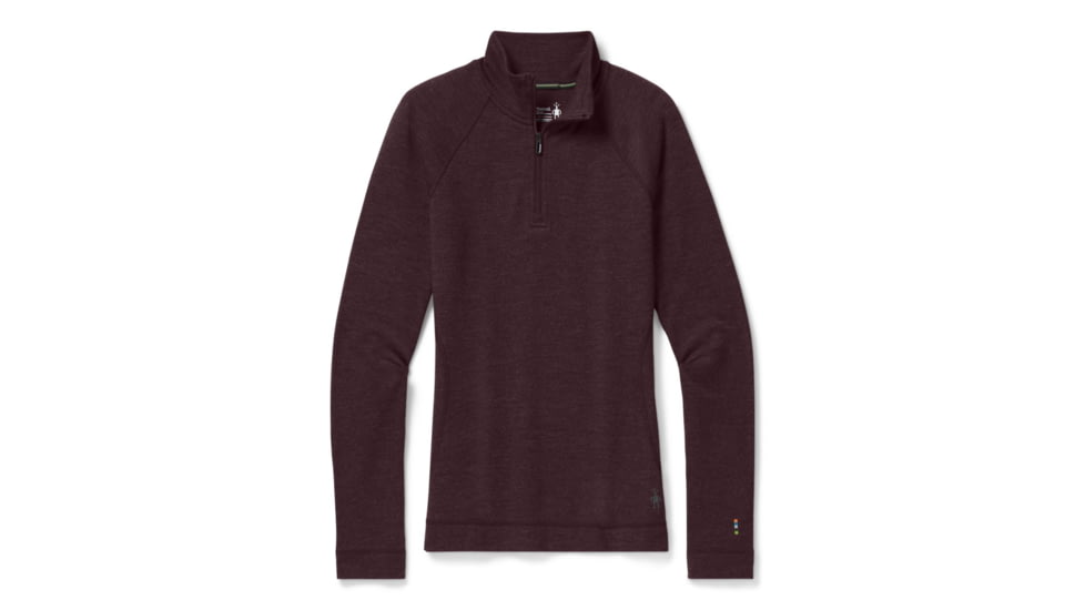 Smartwool Merino 250 Baselayer 1/4 Zip - Womens, Woodsmoke Heather, Extra Large, SW016373B85-XL