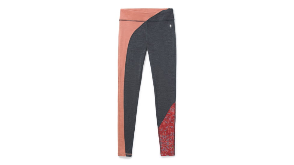 Smartwool Merino 250 Baselayer Colorblock Bottom - Womens, Canyon Rose Heather, Extra Small, SW016383C93-XS