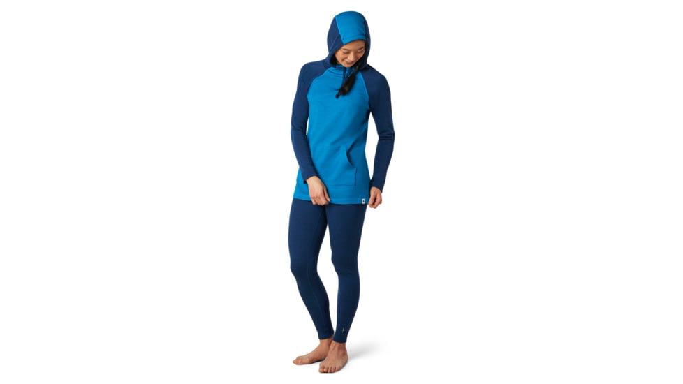 Smartwool Merino 250 Drape Neck Hoodie - Womens, Ocean Abyss Heather, Extra Small, SW019244E22-XS