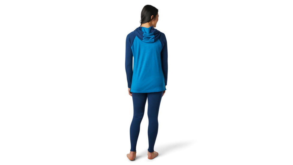 Smartwool Merino 250 Drape Neck Hoodie - Womens, Ocean Abyss Heather, Extra Small, SW019244E22-XS