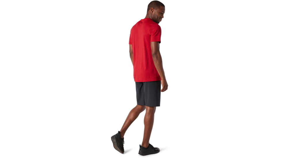 Smartwool Merino Sport 150 Game of Ghosts Tee - Mens, Chili Pepper Heather, Extra Large, SW000367B95-XL