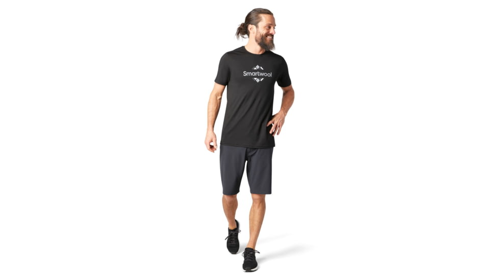 Smartwool Merino Sport 150 Logo Graphic Tee - Mens, Black, 2XL, SW016292001-XXL