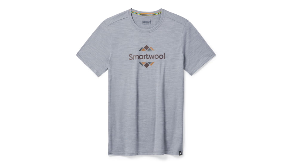 Smartwool Merino Sport 150 Logo Graphic Tee - Mens, Light Gray Heather, Small, SW016292545-S