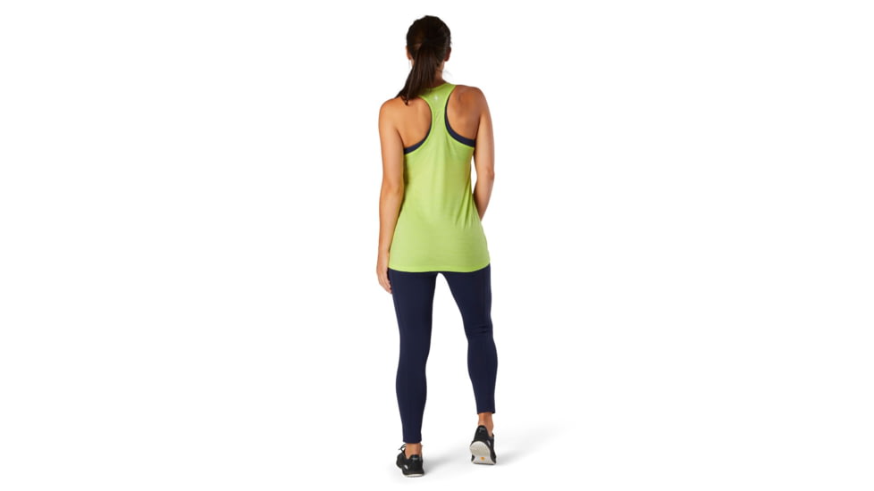 Smartwool Merino Sport 150 Paddle and Oars Graphic Tank - Womens, Spring Green Heather, Small, SW000720F76S