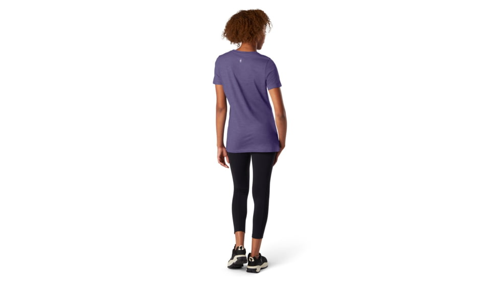 Smartwool Merino Sport 150 Tee - Womens, Dusk Heather, Large, SW000716F61L