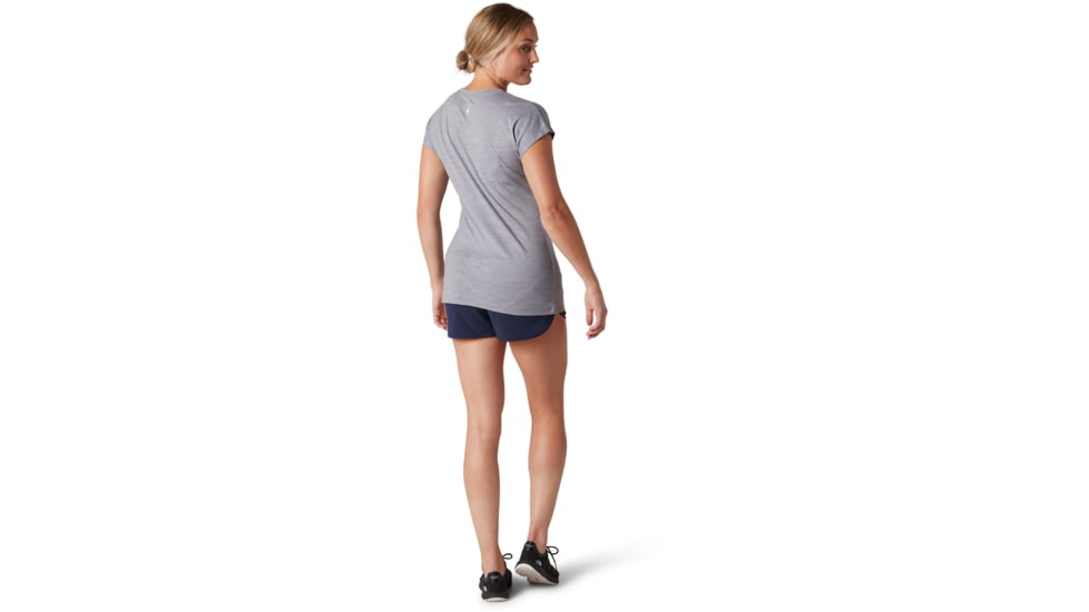 Smartwool Merino Sport 150 Tee - Womens, Light Gray Heather, Extra Small, SW016137545-XS