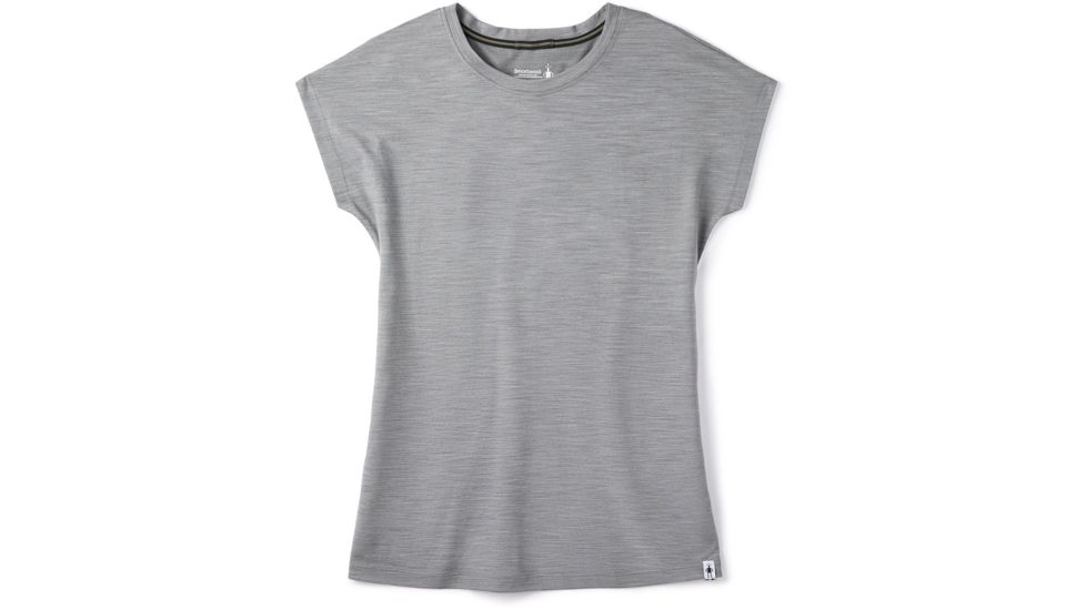 Smartwool Merino Sport 150 Tee - Womens, Light Gray Heather, Extra Small, SW016137545-XS