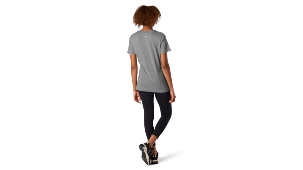 Smartwool Merino Sport 150 Tee - Womens, Light Gray Heather, Medium, SW000716545M