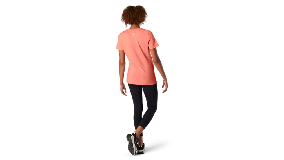 Smartwool Merino Sport 150 Tee - Womens, Tea Rose Heather, Large, SW000716F83L