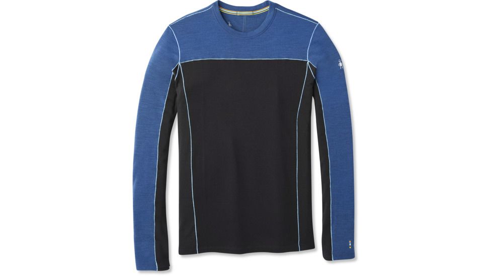 Smartwool Merino Sport 250 Long Sleeve Crew - Mens, Alpine Blue Heather, Small, SW019023B26-S