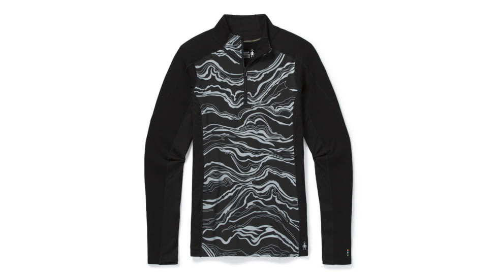 Smartwool Merino Sport 250 Wind 1/2 Zip - Womens, Black, Small, SW016330001-S