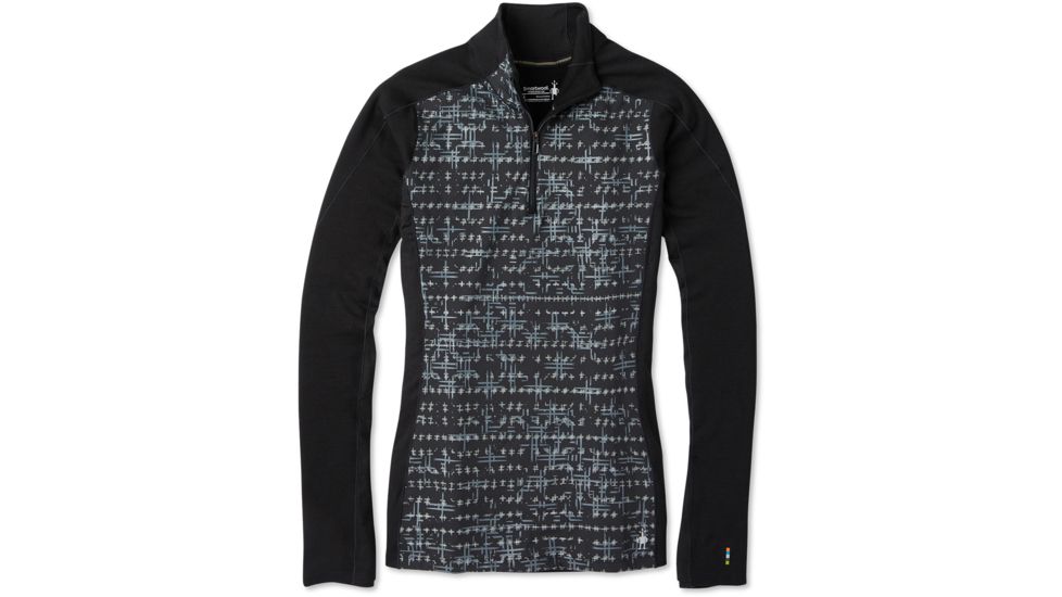 Smartwool Merino Sport 250 Wind 1/2 Zip - Womens, Black, Extra Large, SW019252001-XL