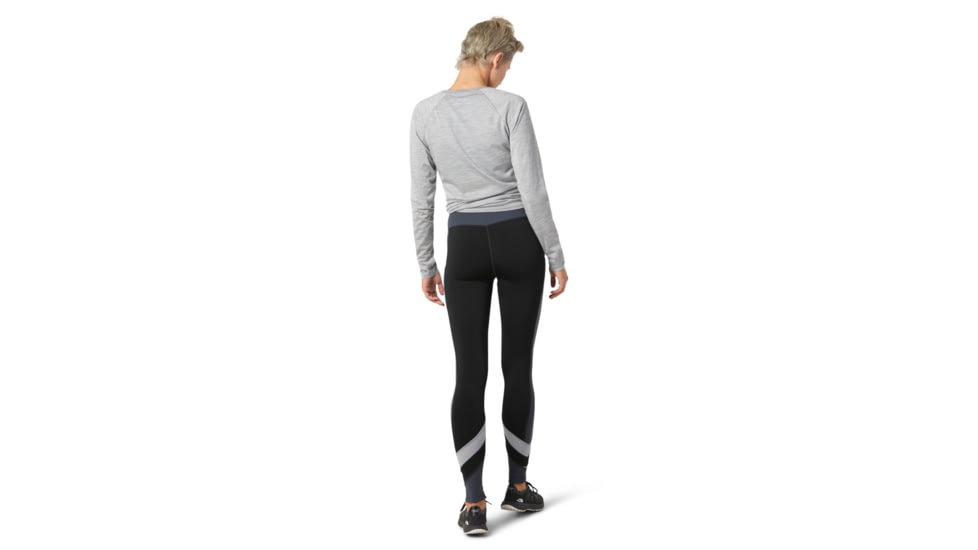 Smartwool Merino Sport Fleece Colorblock Tight - Womens, Black, Large, SW016339001-L