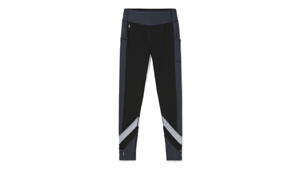 Smartwool Merino Sport Fleece Colorblock Tight - Womens, Black, Large, SW016339001-L