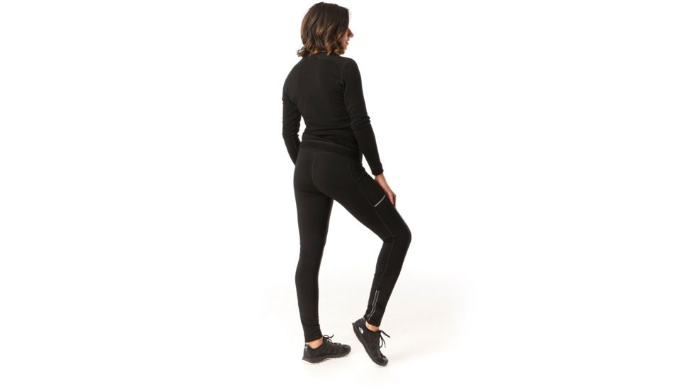 Smartwool Merino Sport Fleece Wind Tight - Womens, Black, Extra Small, SW019253001-XS