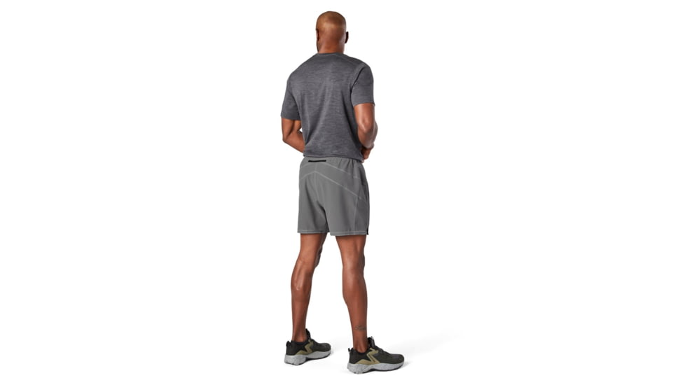 Smartwool Merino Sport Lined 5in Short - Mens, Medium Gray, Medium, SW000374052M