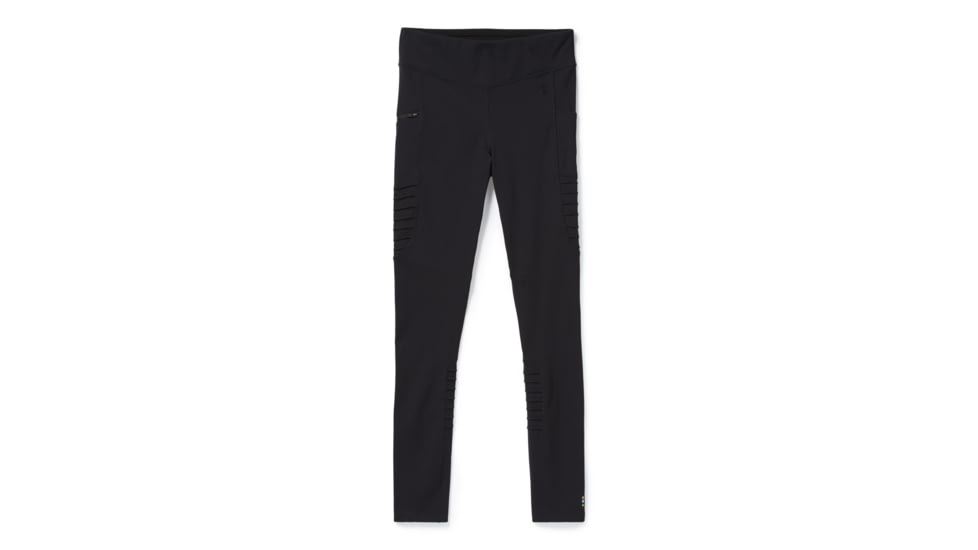 Smartwool Merino Sport Moto Tight - Womens, Black, Extra Small, SW016337001-XS