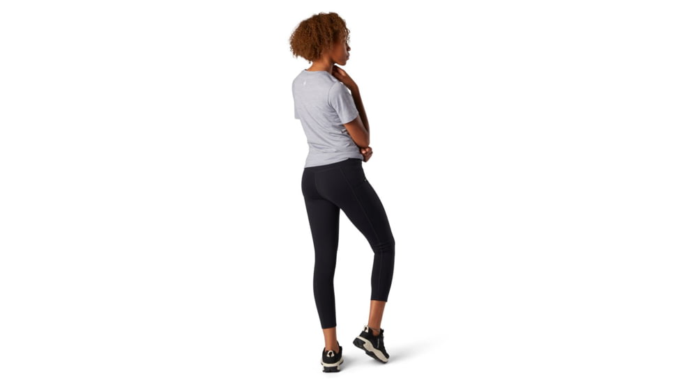 Smartwool Merino Sport Training 7/8 Tight - Womens, Black, Large, SW016609001L