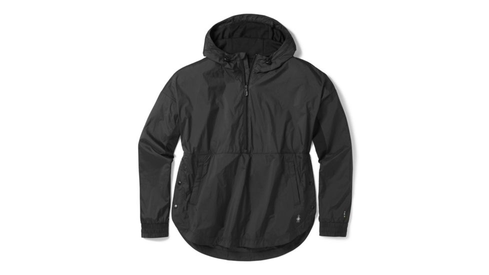 Smartwool Merino Sport Ultra Light Anorak Pullover - Womens, Black, Small, SW016190001-S