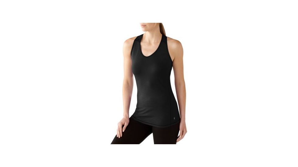 Smartwool NTS Micro 150 Tank - Womens, Black, Large, SW0SN404001L