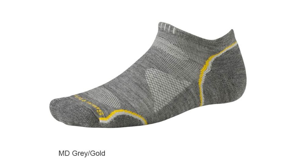 Smartwool PhD Outdoor Light Micro Sock - Men's - Silver/Navy M