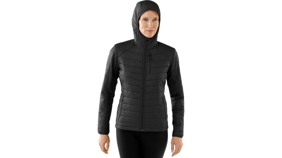 Smartwool PhD SmartLoft Full Zip Hoody - Women's-Black-Small