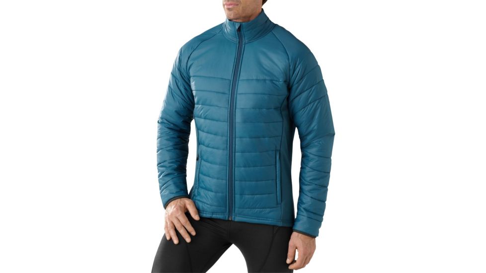 Smartwool PhD SmartLoft Full Zip Jacket - Men's-Deep Sea-Large