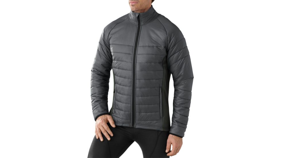 Smartwool PhD SmartLoft Full Zip Jacket - Men's-Graphite-Large