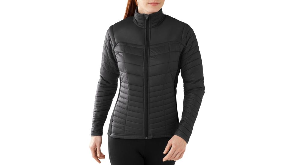 Smartwool PhD SmartLoft Full Zip Jacket - Women's-Black-Large