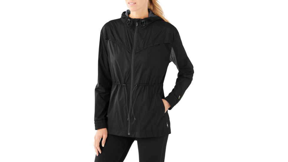Smartwool PhD Ultra Light Sport Anorak Womens, Black, L, SW016038001-L