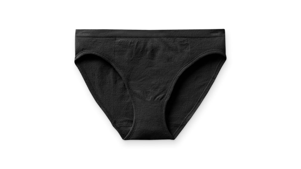 Smartwool Seamless Bikini Boxed - Womens, Black, Medium, SW000848001M