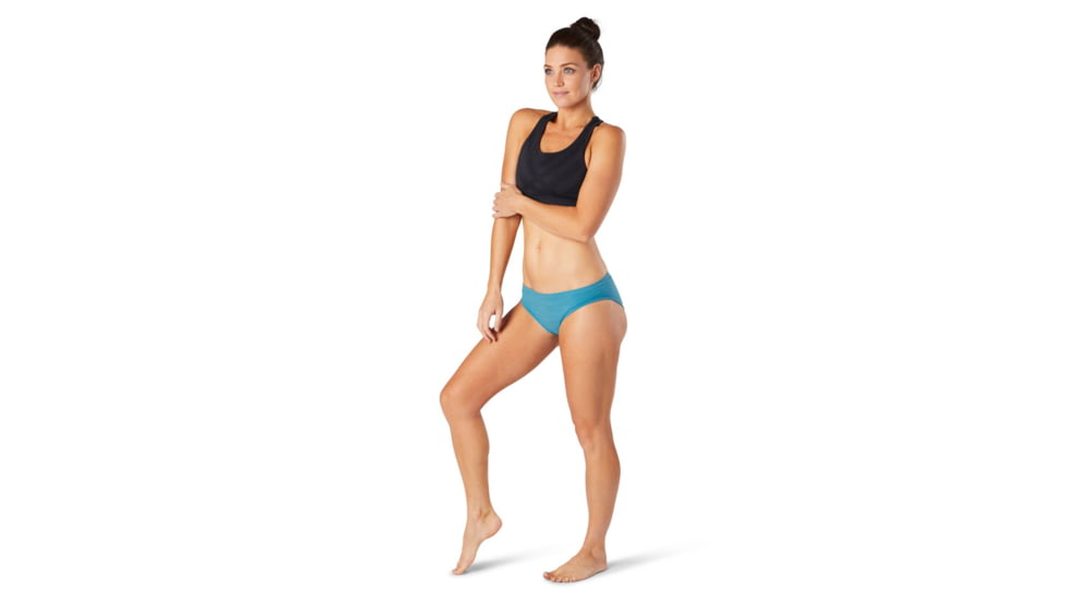 Smartwool Seamless Bikini Boxed - Womens, Light Ocean Abyss, Small, SW000848F66S