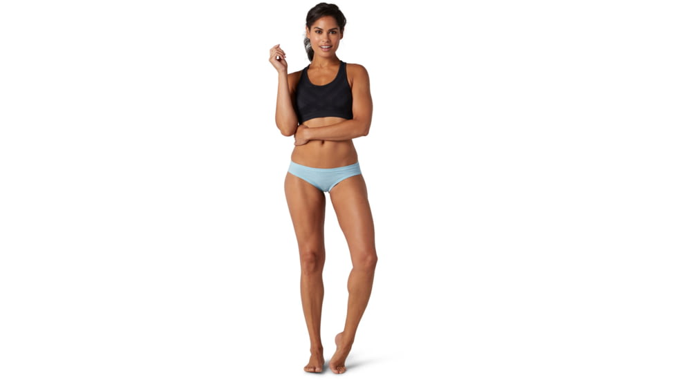 Smartwool Seamless Bikini Boxed - Womens, Light Wave Blue, Extra Large, SW015130D83-XL