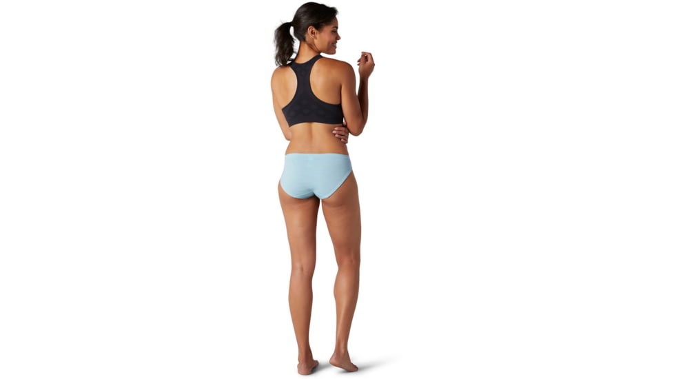 Smartwool Seamless Bikini Boxed - Womens, Light Wave Blue, Extra Large, SW015130D83-XL