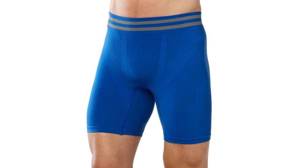 Seamless Boxer Brief-Mens-Bright Blue-X-Large