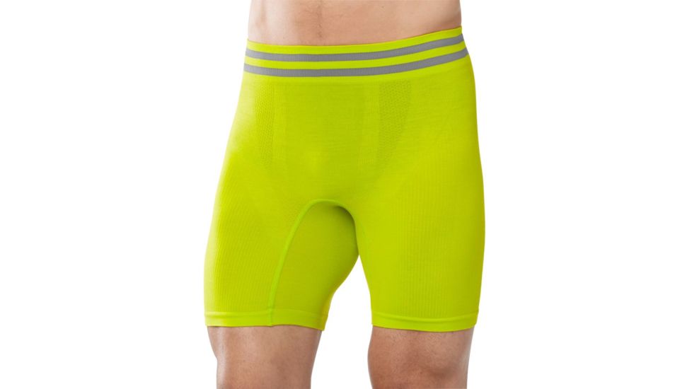Seamless Boxer Brief-Mens-SmartWool Green-Large