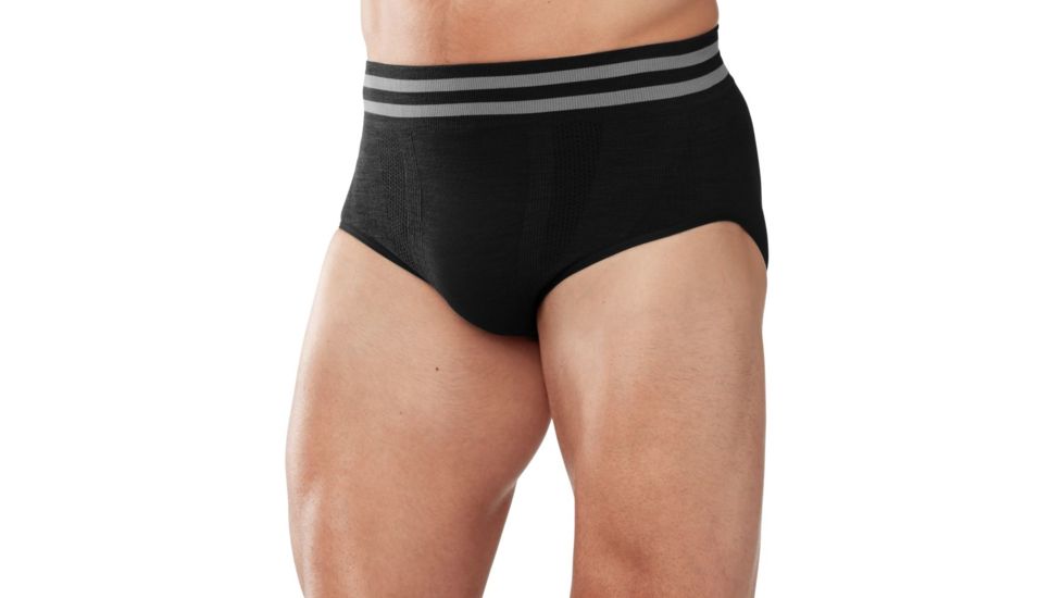 Seamless Brief - Mens -X-Large-Black