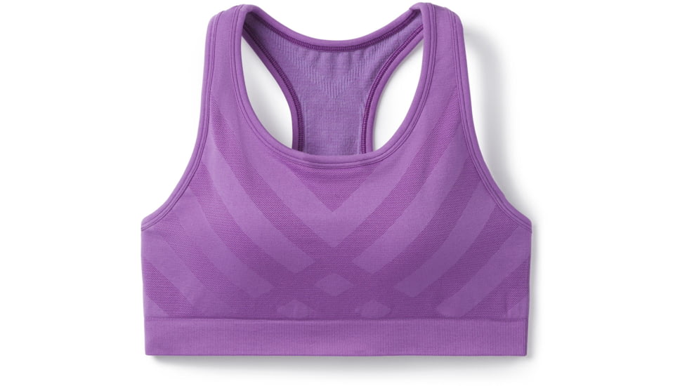 Smartwool Seamless Racerback Bra - Womens, Desert Orchid, Extra Small, SW015126C96-XS
