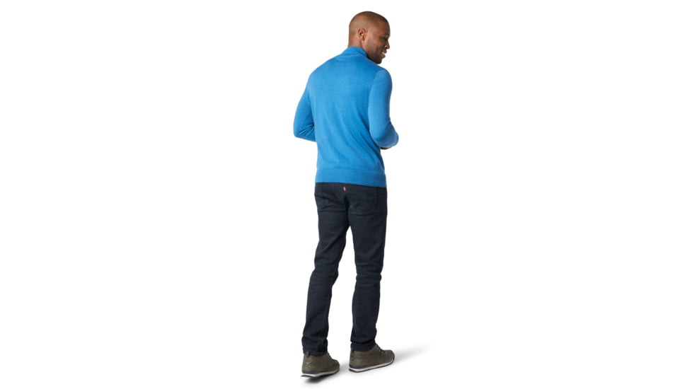 Smartwool Sparwood Half Zip Sweater - Mens, Neptune Blue Heather, Medium, SW016427E19-M
