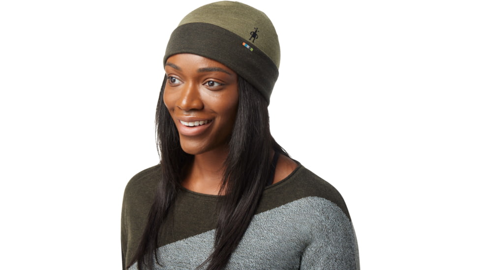 Smartwool Thermal Merino Reversible Cuffed Beanie, K66 Winter Moss Heather, 1FM, SW0SW956K661FM