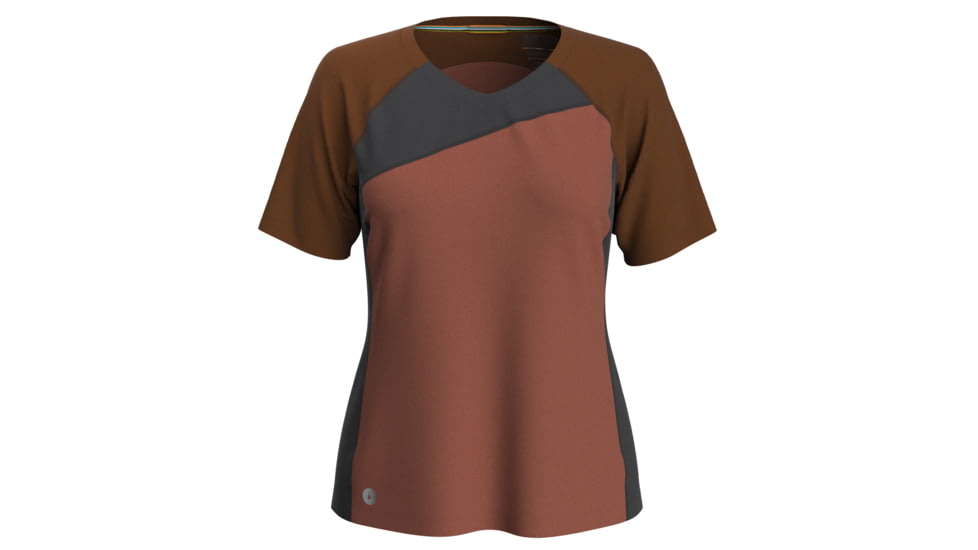 Smartwool Ultralite Mountain Bike Short Sleeve Tee - Womens, Copper, Small, SW016590L371-S