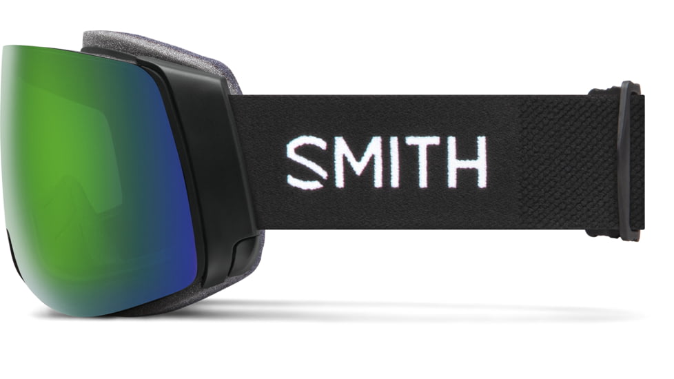 Smith 4D Mag Goggle, Chromapop Sun Green Mirror, Black, M007320JX99MK