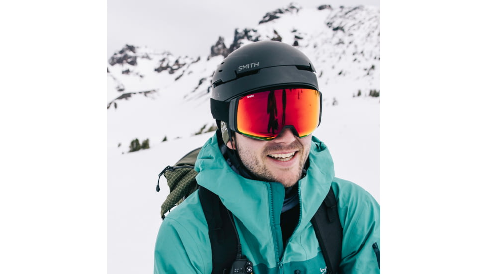 Smith 4D Mag Goggle, ChromaPop Sun Red Mirror, Black, M007320JX996K