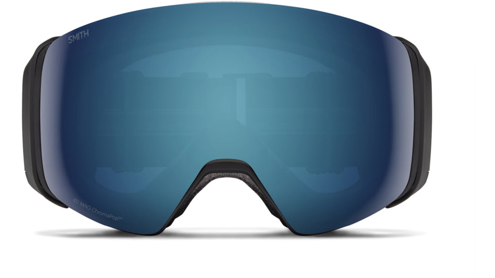 Smith 4D Mag Goggle, MAG Series, Black, ChromaPop Sun Blue Mirror Lens, M007320JX994K