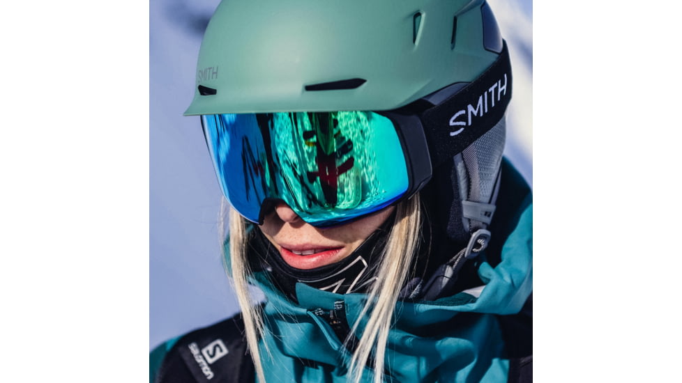 Smith 4D Mag S Googles, ChromaPop Sun Green Mirror, Black, M007600JX99MK