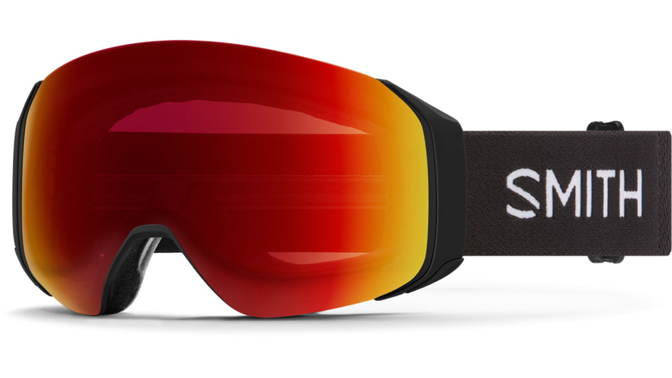Smith 4D Mag S Googles, ChromaPop Sun Red Mirror, Black, M007600JX996K