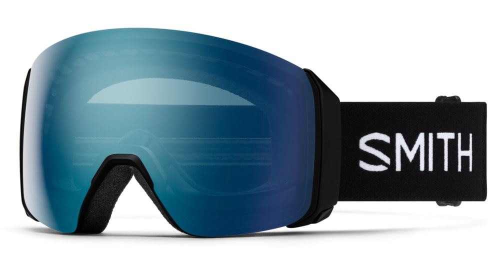 Smith 4D Mag XL Goggle, MAG Series, Black, ChromaPop Everyday Blue Mirror Lens, M007830JX994B