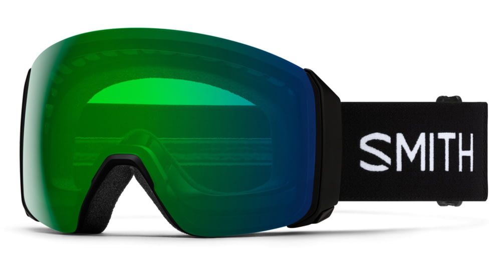 Smith 4D Mag XL Goggle, MAG Series, Black, ChromaPop Everyday Green Mirror Lens, M007830JX99XP