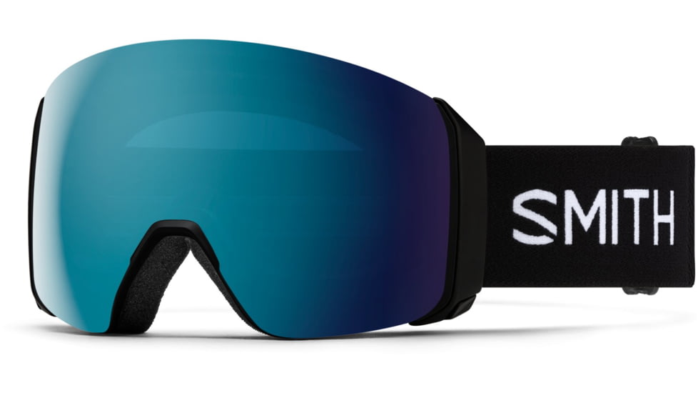 Smith 4D Mag XL Goggle, MAG Series, Black, ChromaPop Sun Blue Mirror Lens, M007830JX994K